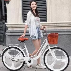 여성 스마트 자전거 경량 통근 소형 입문용 22/24/26인치 변속