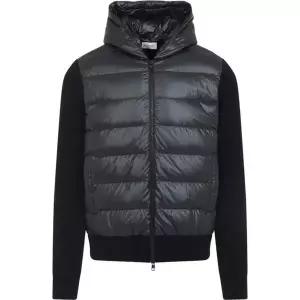 (당일) 25FW 몽클레어 TRICOT 트리콧 블랙 패딩 가디건 K2091 9B00041 M1131 999
