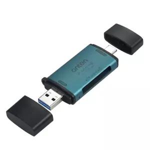 Coms CF express type B 카드리더기 USB A/C타입 FA863
