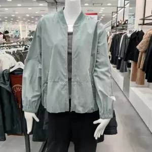 배색 립넥라이트 블루종 점퍼 HCEFJP303GN