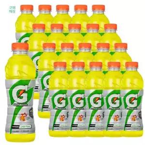 게토레이 이온음료 레몬 600ml x 20개