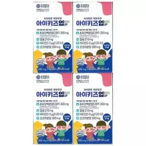 아이키즈업 CBP 초유 단백질 우유칼슘 비타민D 1000mg x 60정 4개 x3SET (AD)