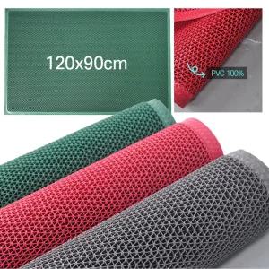 900x1200 마트 PVC매트 고무 깔판 업소용 물빠지는 발매트 추천 회색 원단 도어