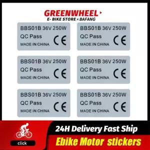 6pcs 36V 250W 48V 스티커 Bafang BBS01B BBHD 중반 드라이브 모터 Ebike Accessries에 대 한 전기 자전거