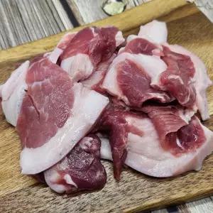 산청 흑돼지 앞다리살 200g 지리산 흑 돼지 전지 지리산흑돈 흙돼지 제육볶