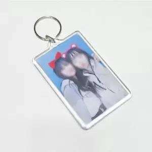 사진 액자 키링 아크릴 투명 직사각 특대형
