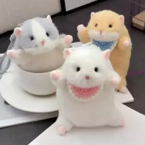  귀여운 햄스터 햄찌 봉제인형 키홀더 가방장식 귀요미 인형