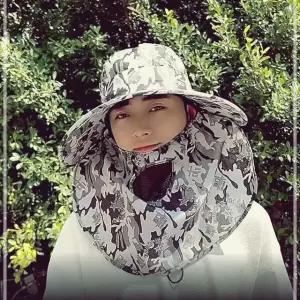 정글모 낚시 넓은 남자 등산모자 햇빛가리개모자 챙 DWA53D05