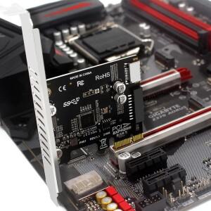 PCIE-USB 3.0 확장 카드 5Gpbs 유형 E 변환기 전면 패널 PCI Express 1x 4X 8X 16X-19P 20PIN C 마운트 어