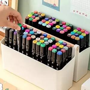 고품질 보관함 손잡이형 정리함 플라스틱 수납함 대용량 다용도 멀티필기구보관함 손잡이형보관함 WFOJW7G