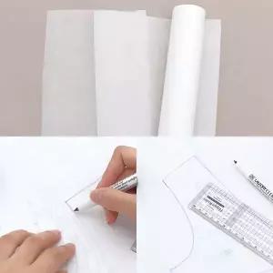 소잉데일리 롤 부직포 패턴지 무지 50cm 도안