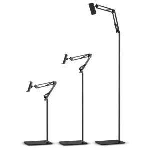 2in1 스마트폰 아이패드 거치대/높이조절/각도/지지대/마운트/간편/촬영용/장비/흔들림없는/방송/셀카봉