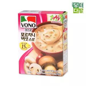 보노 컵스프 포르치니버섯맛 54g X 10개 치니 자취생 한끼대용 간식 사무실 탕비실