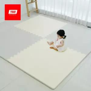 (사이즈:100x100x3cm(1장) | 컬러:크림)티지오 방방 퍼즐매트 100X100cm 두께 3cm 놀이방 어린이 유아용 층