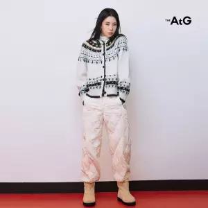 더엣지 69,900원 25FW 퀼팅 커브드 팬츠 463012