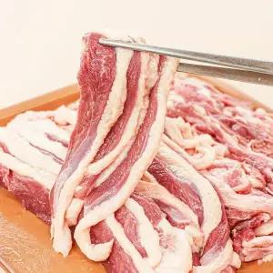 생오리 슬라이스 1kg 불고기 로스 무항생제