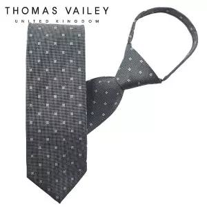 [토마스베일리][THOMAS VAILEY] 토마스베일리 자동/지퍼넥타이-카노사 그레이 7cm