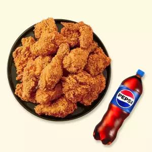 [자담치킨] 핫후라이드치킨+콜라1.25L
