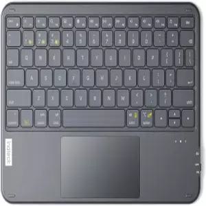 터치패드 울트라 슬림 및 휴대용 무선 쿼티 키보드를 갖춘 Inateck Bluetooth Windows iPad OS와 호환