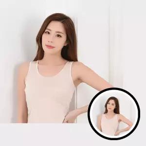민소매티셔츠 베이직런닝 여 민자나시 풍기인견 여성 런닝 소매 티셔츠 TLj02002