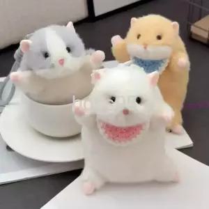  귀여운 햄스터 햄찌 봉제인형 키홀더 가방장식 귀요미 인형