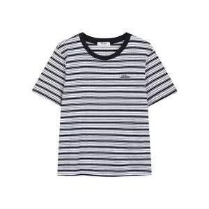 [백화점 정품] 폴햄 여성 20수 코튼 멀티 스트라이프 기본핏 반팔티 PHG2T30
