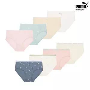 푸마 여아 주니어 무형광 면스판 팬티 8종 세트
