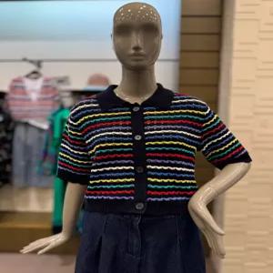 베네통 멀티 컬러 니트 가디건 BAKCA7631 631325