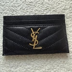 미국 YSL 카드 지갑 블랙 227416455923