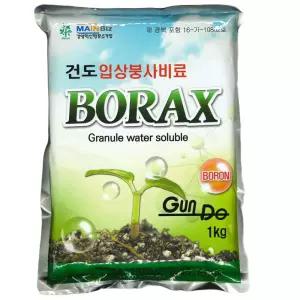 건도 입상붕사 비료 1kg 붕소결핍예방멀티코트 원예용품 정원 화분영양제 전용 용양제 식물