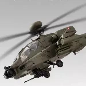 RC 시대 AH64D 아파치 헬리콥터 C170 6채널 싱글 로터 에일러론 없는 스턴트 1/48 스케일 2.4GHz 무선 조종
