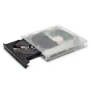 CABE노이즈 캔슬링 휴대용 CD/DVD 버너 USB 3.0 타입 C 초슬림 드라이브 롬 야외용 드라이버 광학 리더