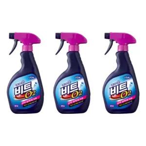 얼룩제거제 비트 3개입 500ml O2 라이온코리아