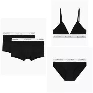 캘빈클라인 Underwear 선물포장26SS CK 아이콘 코튼 브라렛+팬티+드로즈 2PK 커플세트QF8498ADQF8520ADNB43