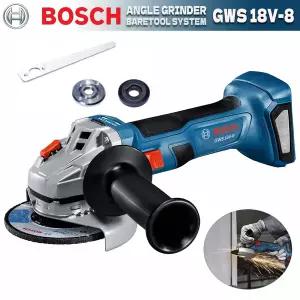 충전그라인더 베어툴 절삭 연마 BOSCH GWS 18V-8 무선 앵글 그라인더 18V 브러시리스 100MM 슬라이드 스위