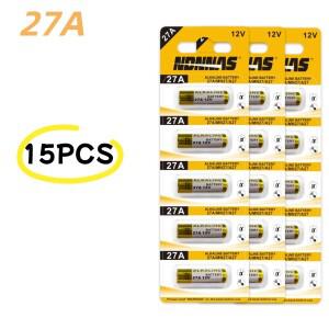 5-50PCS 27A 12V 알카라인 건전지 교체용 배터리 초인종 자동차 계산기 TV AC 원격 제어 소형 전자 장치