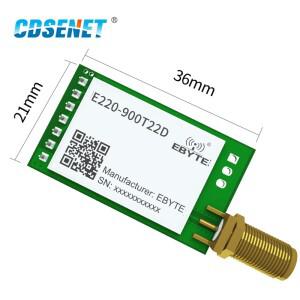 장거리 E220-900T22D SMA-K UART RSSI 송신기 리시버 DIP, LLCC68 LoRa, 868MHz, 915MHz, 22dBm, 5km, 로