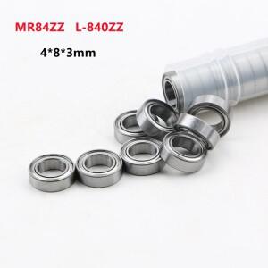 미니어처 베어링 MR84ZZ, L-840ZZ 깊은 그루브 볼 MR84 4x8x3mm, 50 개-500 개