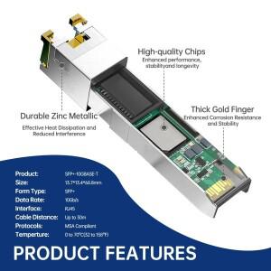 ZoeRax 10/2.5/1.25G 광섬유 SFP+ - RJ45 구리 모듈 이더넷 트랜시버 Cisco/Mikrotik 스위치와 호환 가능