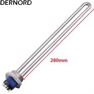 DERNORD 220V-240v 수중 가열 요소 1 인치 전기 온수기 3500W SUS304 보일러 히터