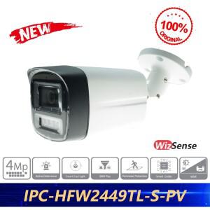 Dahua 오리지널 IPC-HFW2449TL-S-PV 4MP 스마트 듀얼 라이트 능동 억제 고정 초점 총알 WizSense 네트워크