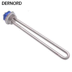 DERNORD 1인치 NPT 나사식 온수기 발열체 120V 침수형 SUS304 1KW 1440W