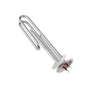 전기 가열 튜브, 스테인레스 스틸 온수기 요소, 보일러용 온도 제어 구멍 부품 2 개 포함, 63mm 캡, 220v,