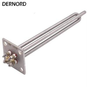 DERNORD 전기 온수기 사각 플랜지 관형 발열체 SUS304 36v 1200w 48v