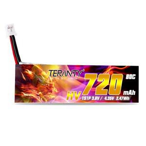 TREANTY 1S 720MAH 3.8V 80C 최대 160C 4.35V HV 리포 배터리 (M80S Tiny7 Beta75S Emax Snapper7 드론용,