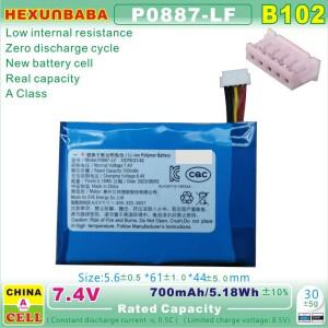 P0887-LF 563142 캐논 휴대용 사진 미니 프린터 B100용 7.4V 700mAh 폴리머 리튬 이온 배터리