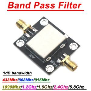 BPF 대역 필터 403Mhz 868Mhz 900Mhz 1.5Ghz 2.4Ghz LC 무전기 SDR 위성 WIFI 드론