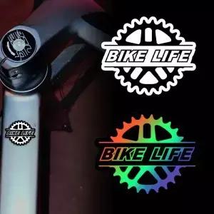 사이클링 라이프 스티커 MTB 다운 튜브 탑 야외 스크래치 커버에 대 한 방수 Sunof 자전거 프레임 데칼