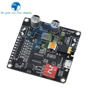 1/3pcs DY-HV8F 12V/24V 10W/20W 마이크로 SD 카드를 지원하는 음성 재생 모듈 Arduino용 MP3 음악 플레이