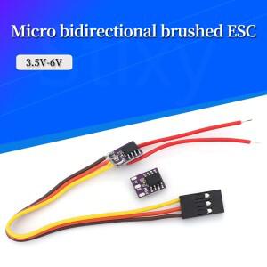 3.5-6V 10A 1S 브러시드 ESC 미니 DIY 개조 단일 방향 전기 속도 제어 모듈 RC 비행기 드론용 홀로우 컵 모